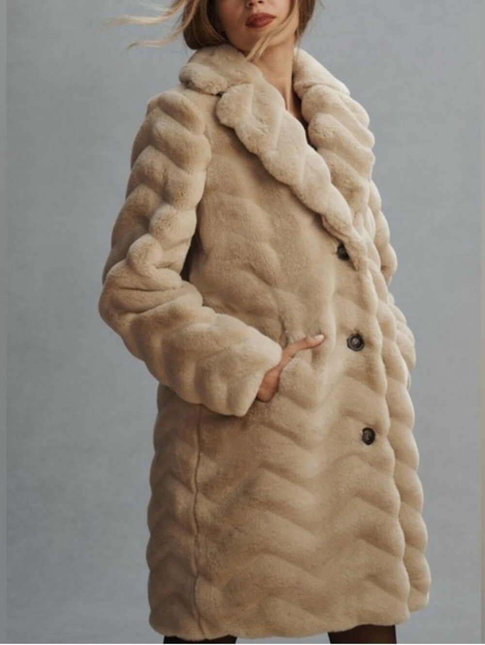 Bernardo XL Faux Fur Coat